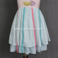 Boutique clothing wholesale  flower embroidery stripe dress